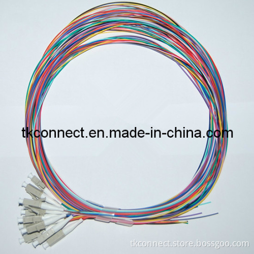 LC Mm 12core Optical Fiber Pigtail 3m